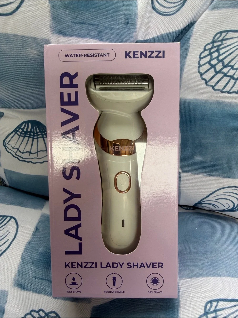 KENZZI Rechargeable Lady Shaver Wet & Dry Water-Resistant
